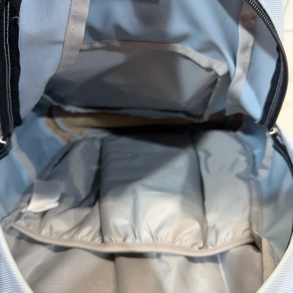 JanSport Right Pack Backpack One Size Light Blue Suede Bottom Classic School Bag